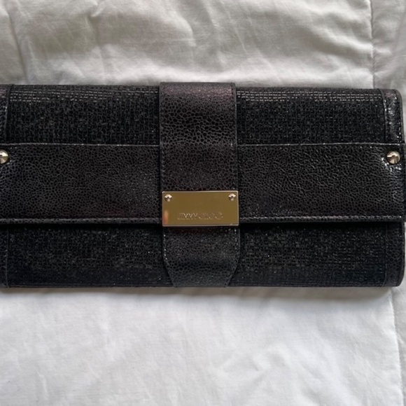 Jimmy Choo Black Ubai Clutch - Picture 3 of 13